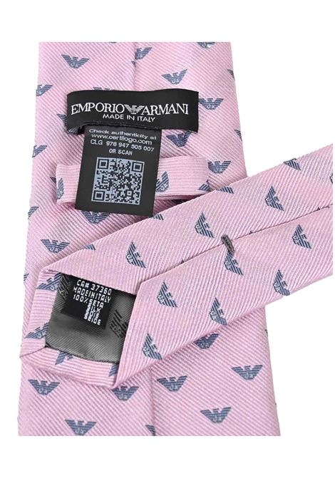 CRAVATTA IN PURA SETA JACQUARD AQUILE ALL OVER EMPORIO ARMANI | Cravatte | 340075 3R61600677